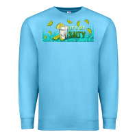 Ocean Blue let's get salty with lime Premium Sweatshirt - TumblerDesignByShophia