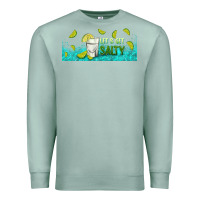 Seafoam let's get salty with lime Premium Sweatshirt - TumblerDesignByShophia