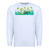 White let's get salty with lime Premium Sweatshirt - TumblerDesignByShophia