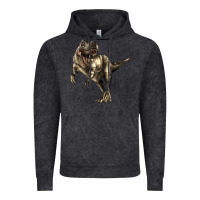Vintage Black Tyrannosaurus T rex Vintage Hoodie - LillyAllenDesigns