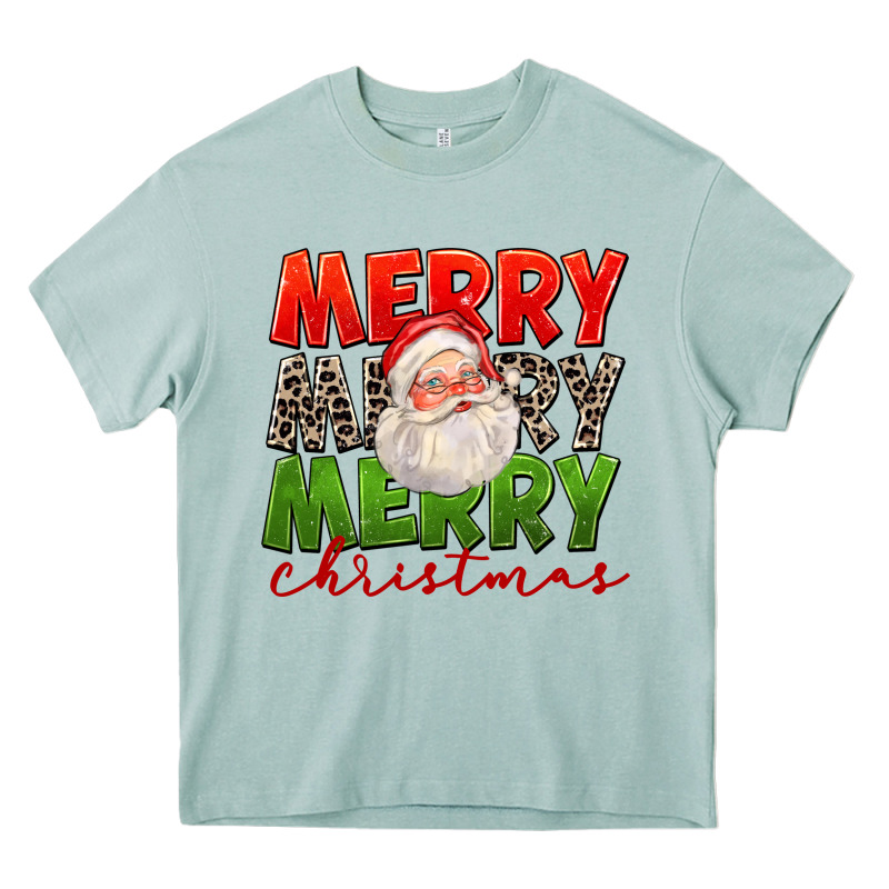 Merry Christmas Santa Heavy Core Tee by FaDigitalArtStudio | Teevron