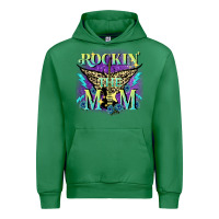 Emerald Rockin' the mom Mother's Day Urban Hoodie - FaDigitalArtStudio