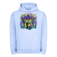 Pigment Grape Ice Rockin' the mom Mother's Day Urban Hoodie - FaDigitalArtStudio