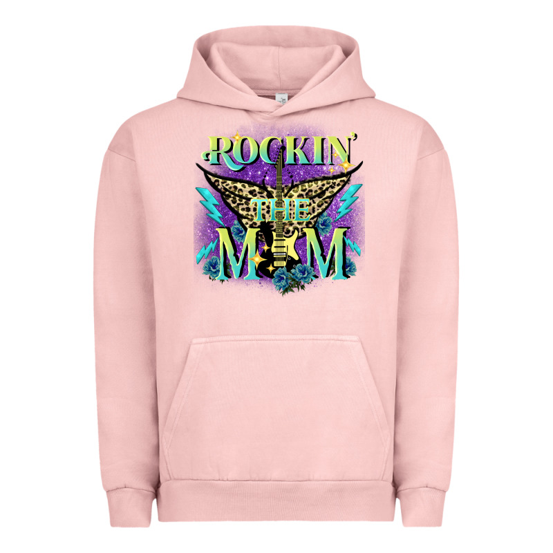 Rockin' The Mom Mother's Day Urban Hoodie by FaDigitalArtStudio | Teevron