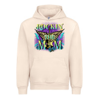 Sandshell Rockin' the mom Mother's Day Urban Hoodie - FaDigitalArtStudio
