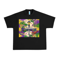 Black mardi gras street lights Urban Heavy Tee - MaliasSmallBusiness