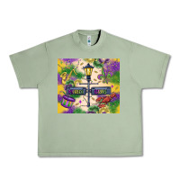 Oil Green mardi gras street lights Urban Heavy Tee - MaliasSmallBusiness