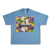 Pebble Blue mardi gras street lights Urban Heavy Tee - MaliasSmallBusiness