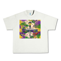 Pistachio mardi gras street lights Urban Heavy Tee - MaliasSmallBusiness