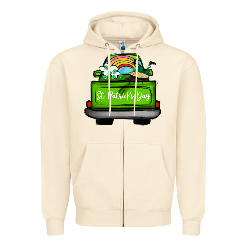 St Patrick's Day Truck Zipper Hoodie by Bettercallsaul | Teevron