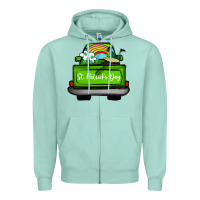 Seafoam St Patrick's Day Truck Zipper Hoodie - Bettercallsaul