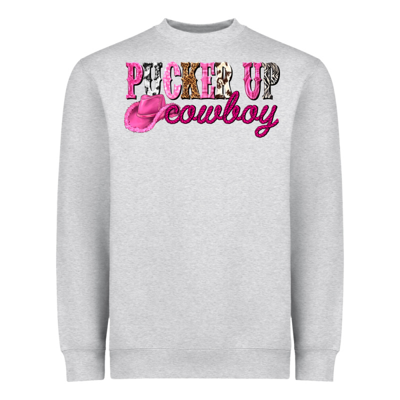 Pucker Up Cowboy Heavyweight Sweatshirt by NancyCooperArtShop | Teevron