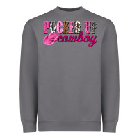 Storm pucker up cowboy Heavyweight Sweatshirt - NancyCooperArtShop