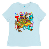 Baby Blue taco tribe Ladies Tee - RanaPortraitStore
