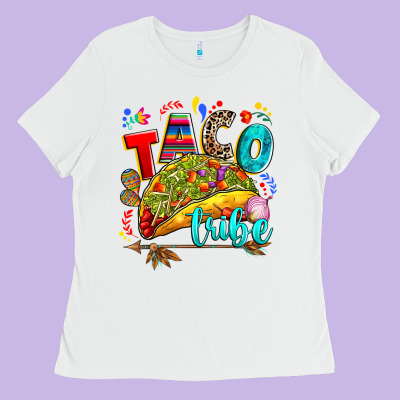 Taco Tribe Ladies Tee Designed By Ranaportraitstore