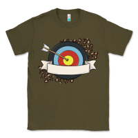 Army Green custom name archery Classic Tee - MaliasSmallBusiness