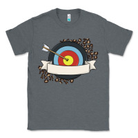 Charcoal Heather custom name archery Classic Tee - MaliasSmallBusiness