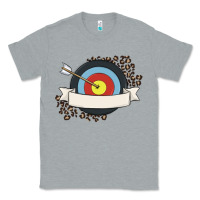 Heather Grey custom name archery Classic Tee - MaliasSmallBusiness
