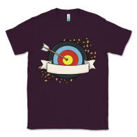 Plum custom name archery Classic Tee - MaliasSmallBusiness