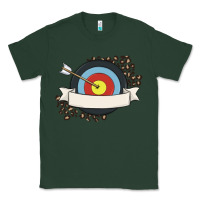 Sports Green custom name archery Classic Tee - MaliasSmallBusiness