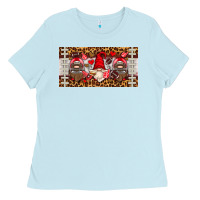 Baby Blue american football gnome license plate Ladies Tee - HRA Design Shop