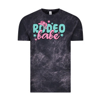Cloud Black rodeo babe Vintage Tee - MaliasSmallBusiness