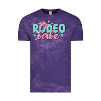 Cloud Purple rodeo babe Vintage Tee - MaliasSmallBusiness