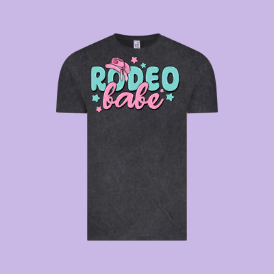 Rodeo Babe Vintage Tee Designed By Maliassmallbusiness