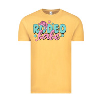 Vintage Mustard rodeo babe Vintage Tee - MaliasSmallBusiness