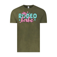 Vintage Olive rodeo babe Vintage Tee - MaliasSmallBusiness