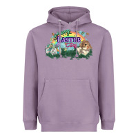 Lavender Happy Easter Day rainbow Heavyweight Hoodie - HowdyJamesFarm