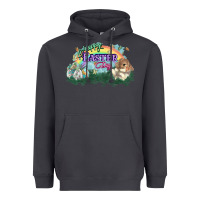 Smoke Happy Easter Day rainbow Heavyweight Hoodie - HowdyJamesFarm