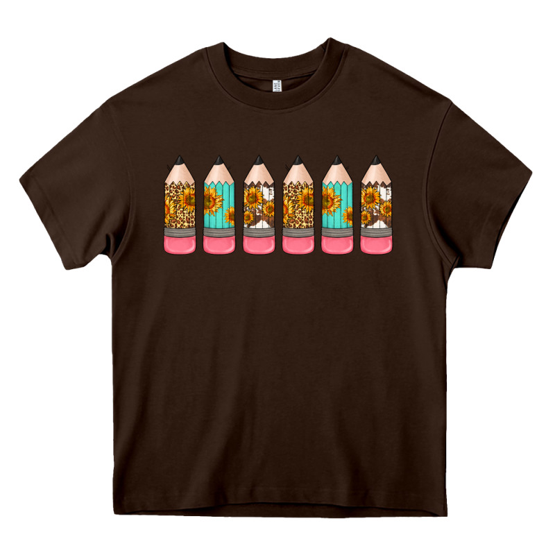 Western Teacher Pencils 16oz Libbey Glass Heavy Core Tee by HRA Design Shop | Teevron