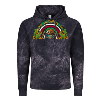 Cloud Black mexican flag cactus and sunflowers rainbow Vintage Hoodie - Jasminsmagicworld