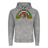 Cloud Rock mexican flag cactus and sunflowers rainbow Vintage Hoodie - Jasminsmagicworld