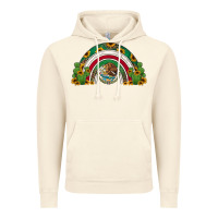 Vintage Artic mexican flag cactus and sunflowers rainbow Vintage Hoodie - Jasminsmagicworld
