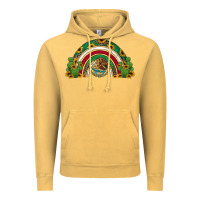 Mexican Flag Cactus And Sunflowers Rainbow Vintage Hoodie | Teevron