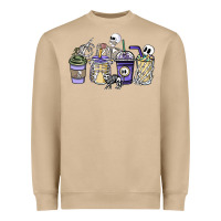 Mushroom skeleton coffee cups Heavyweight Sweatshirt - NancyCooperArtShop