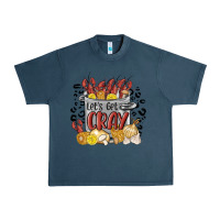 Midnight Navy let's get cray crawfish boil Urban Heavy Tee - MaliasSmallBusiness