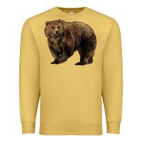 Antique Gold Grizzly Bear Premium Sweatshirt - HowdyJamesFarm