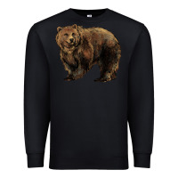 Black Grizzly Bear Premium Sweatshirt - HowdyJamesFarm