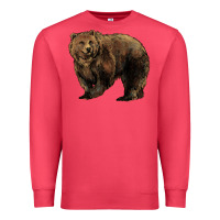 Cardinal Grizzly Bear Premium Sweatshirt - HowdyJamesFarm