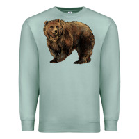 Seafoam Grizzly Bear Premium Sweatshirt - HowdyJamesFarm