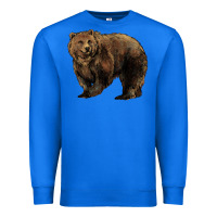 True Royal Grizzly Bear Premium Sweatshirt - HowdyJamesFarm