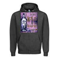 Charcoal Heather He don't like me like Tequila does nobody can Zipper Hoodie - Bettercallsaul