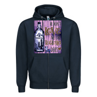 Navy He don't like me like Tequila does nobody can Zipper Hoodie - Bettercallsaul