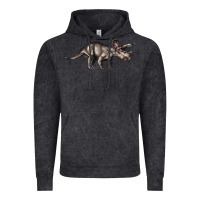 Vintage Black Triceratops Horridus Vintage Hoodie - LillyAllenDesigns