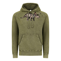 Vintage Olive Triceratops Horridus Vintage Hoodie - LillyAllenDesigns