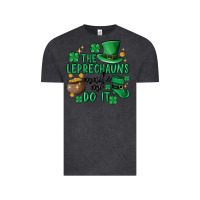 Vintage Black the leprechauns made me do it Vintage Tee - MaliasSmallBusiness