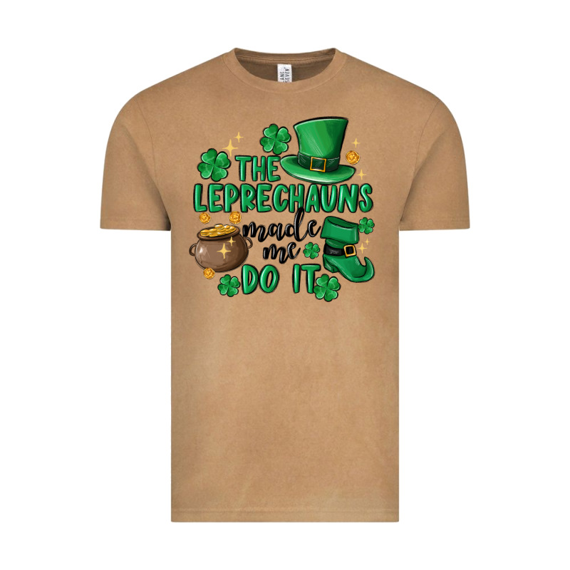 The Leprechauns Made Me Do It Vintage Tee by MaliasSmallBusiness | Teevron